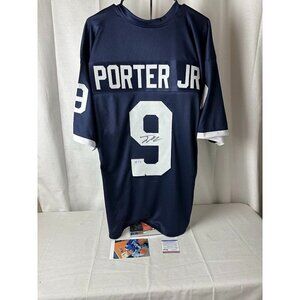 Joey Porter Jr signed autographed Penn State Nittany Lions custom jersey PSA